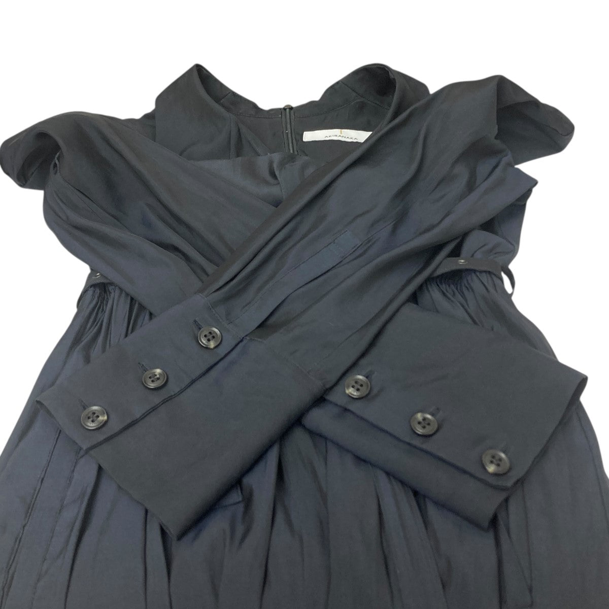 AKIRA NAKA Nora Insert collar dress ロングドレス 古着・中古-4枚目のアイテム画像