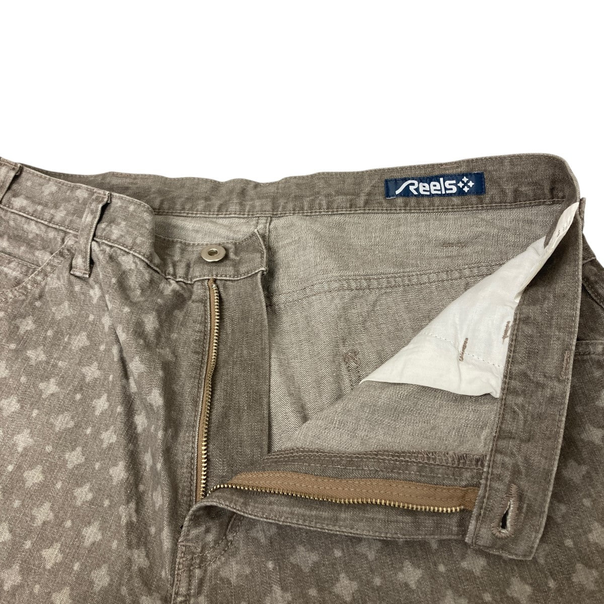 REELS WASHED DENIM PANTS グラフィックデニムパンツ 古着・中古-4枚目のアイテム画像