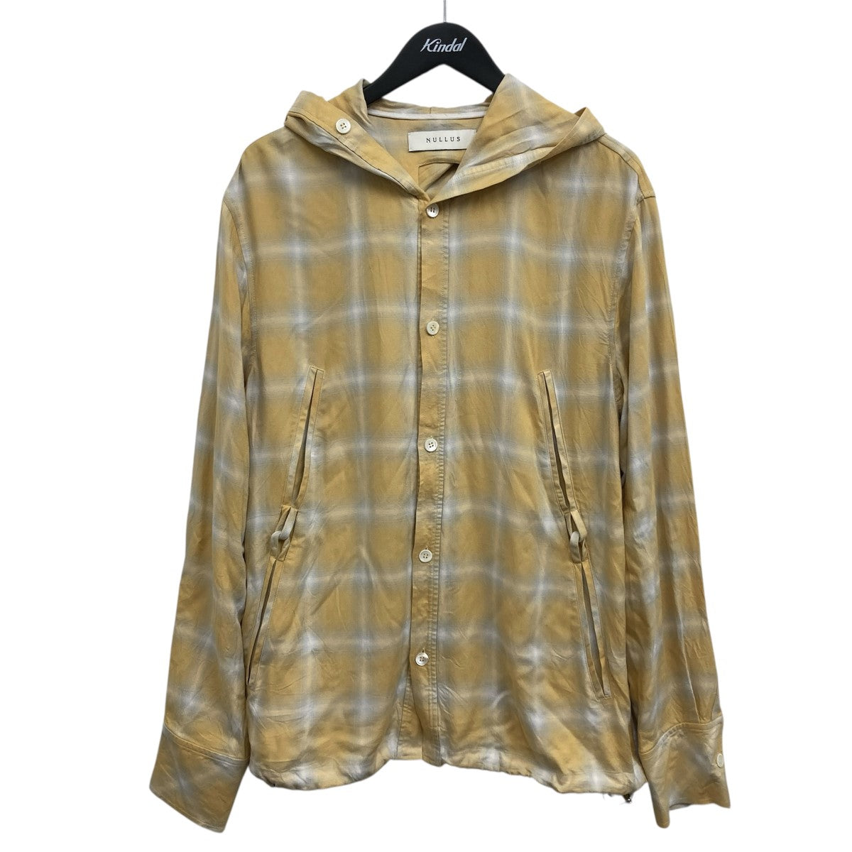 オンブレフーデッドシャツ