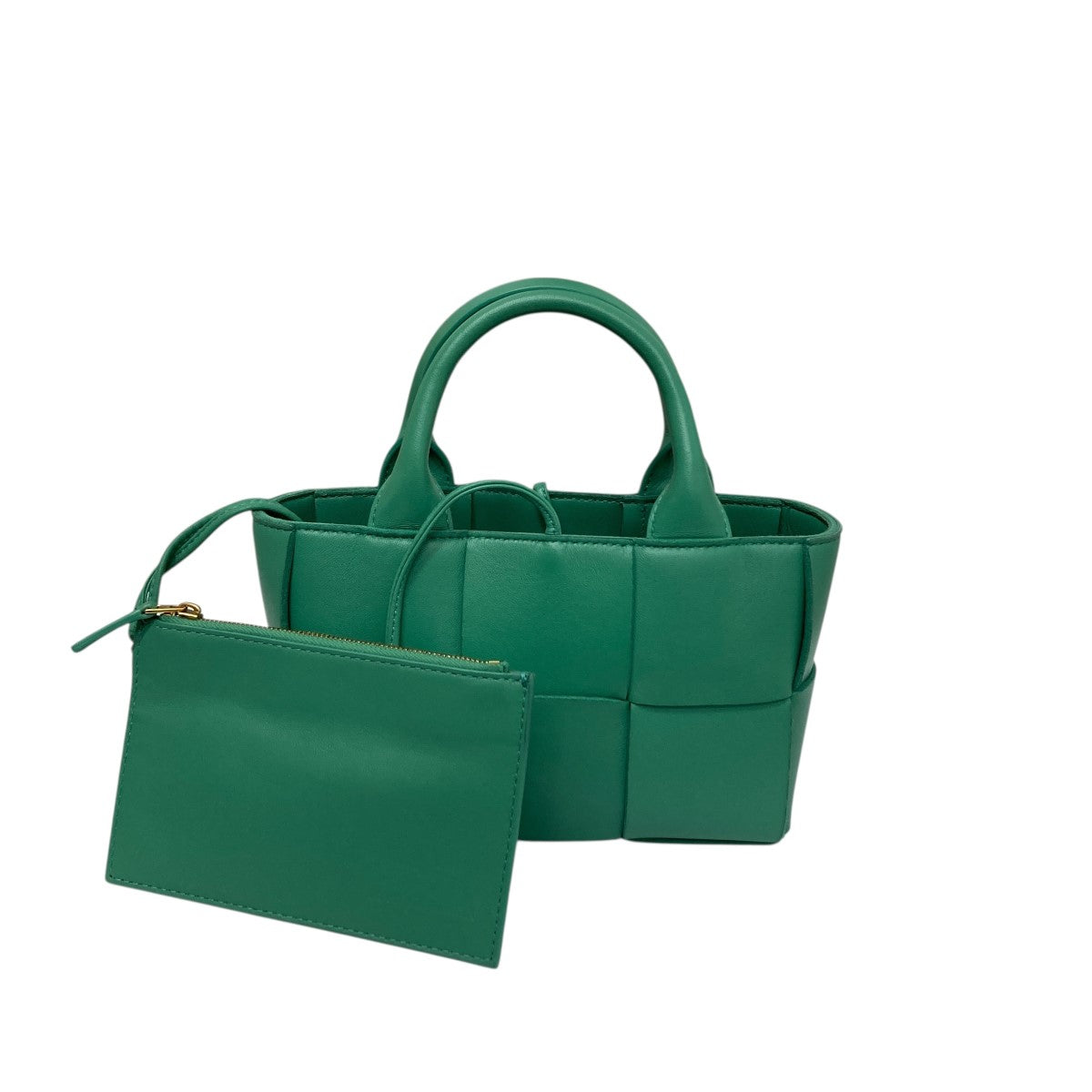 BOTTEGA VENETA レザー2WAYハンドバッグ 古着・中古-2枚目のアイテム画像