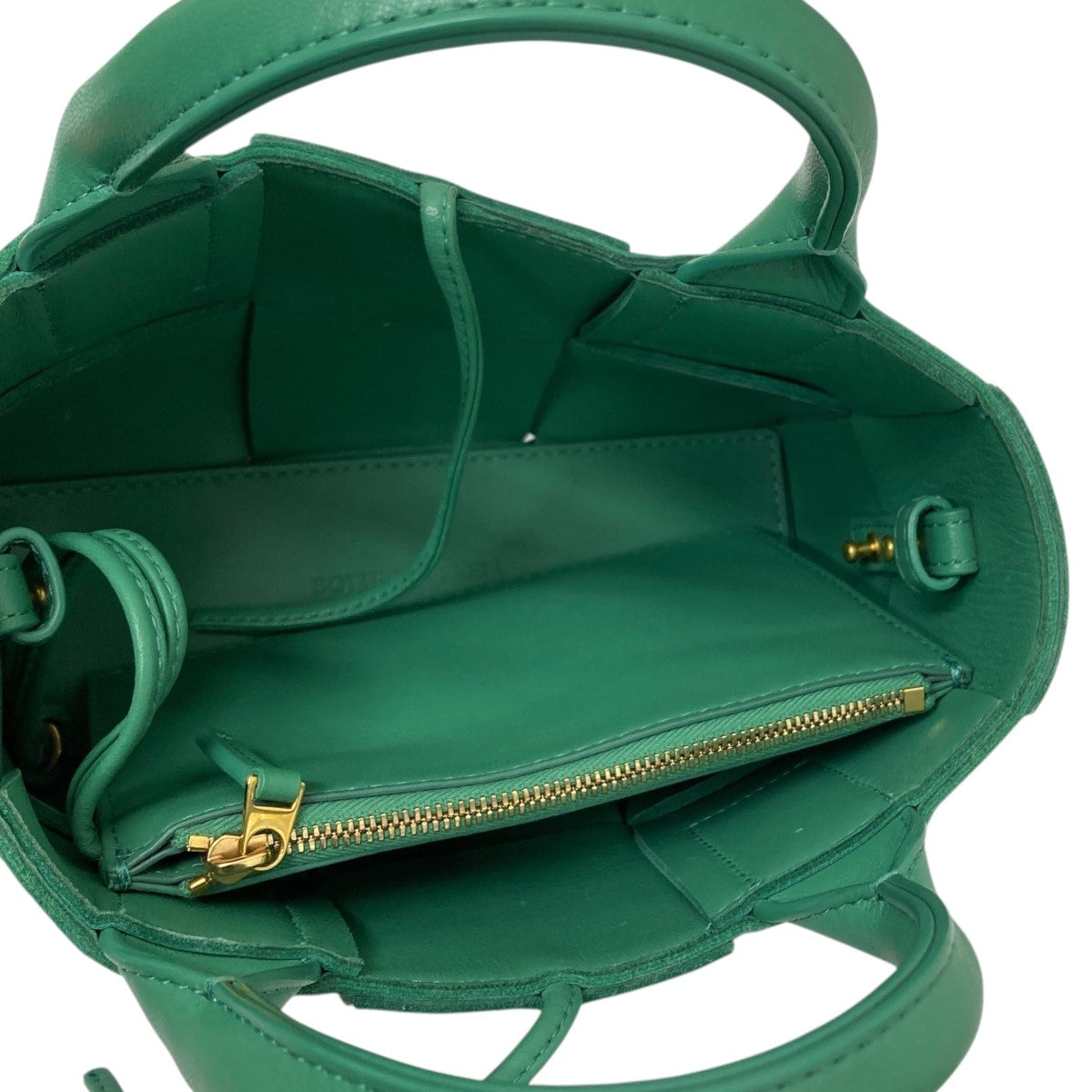 BOTTEGA VENETA レザー2WAYハンドバッグ 古着・中古-6枚目のアイテム画像