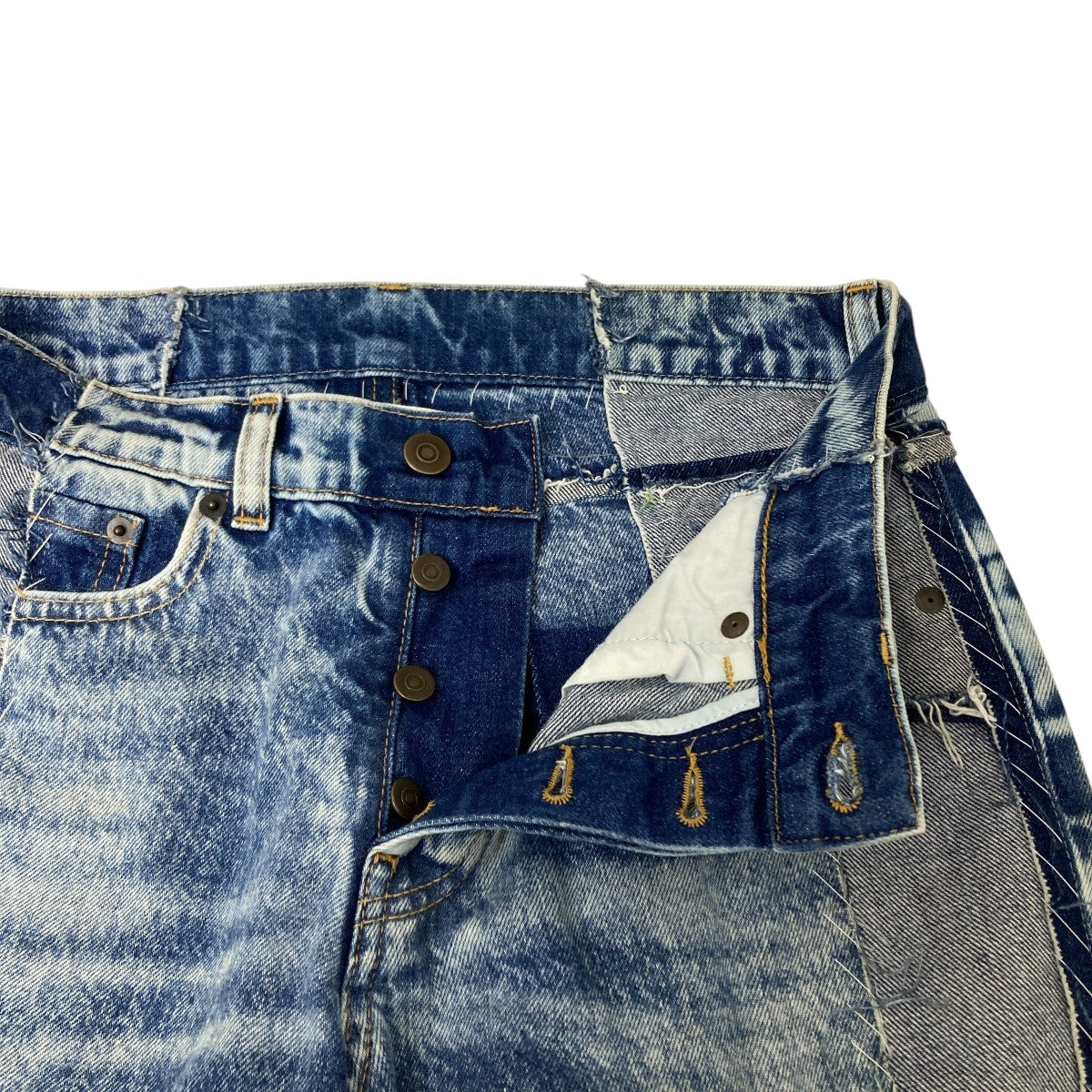 Maison Margiela 再構築デニムパンツ 古着・中古-4枚目のアイテム画像