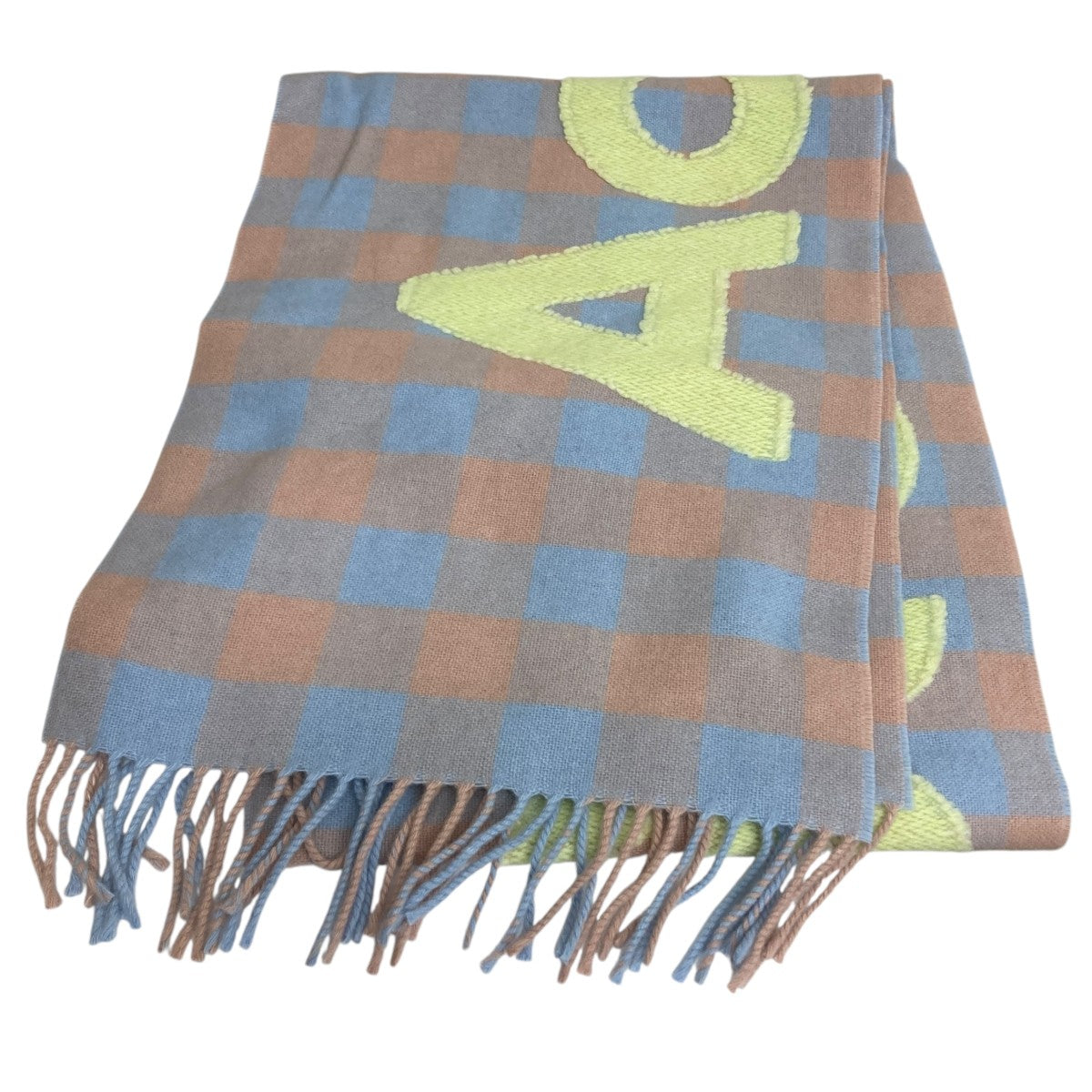 ACNE STUDIOS(アクネストゥディオズ) モヘアチェック マフラーCA0084