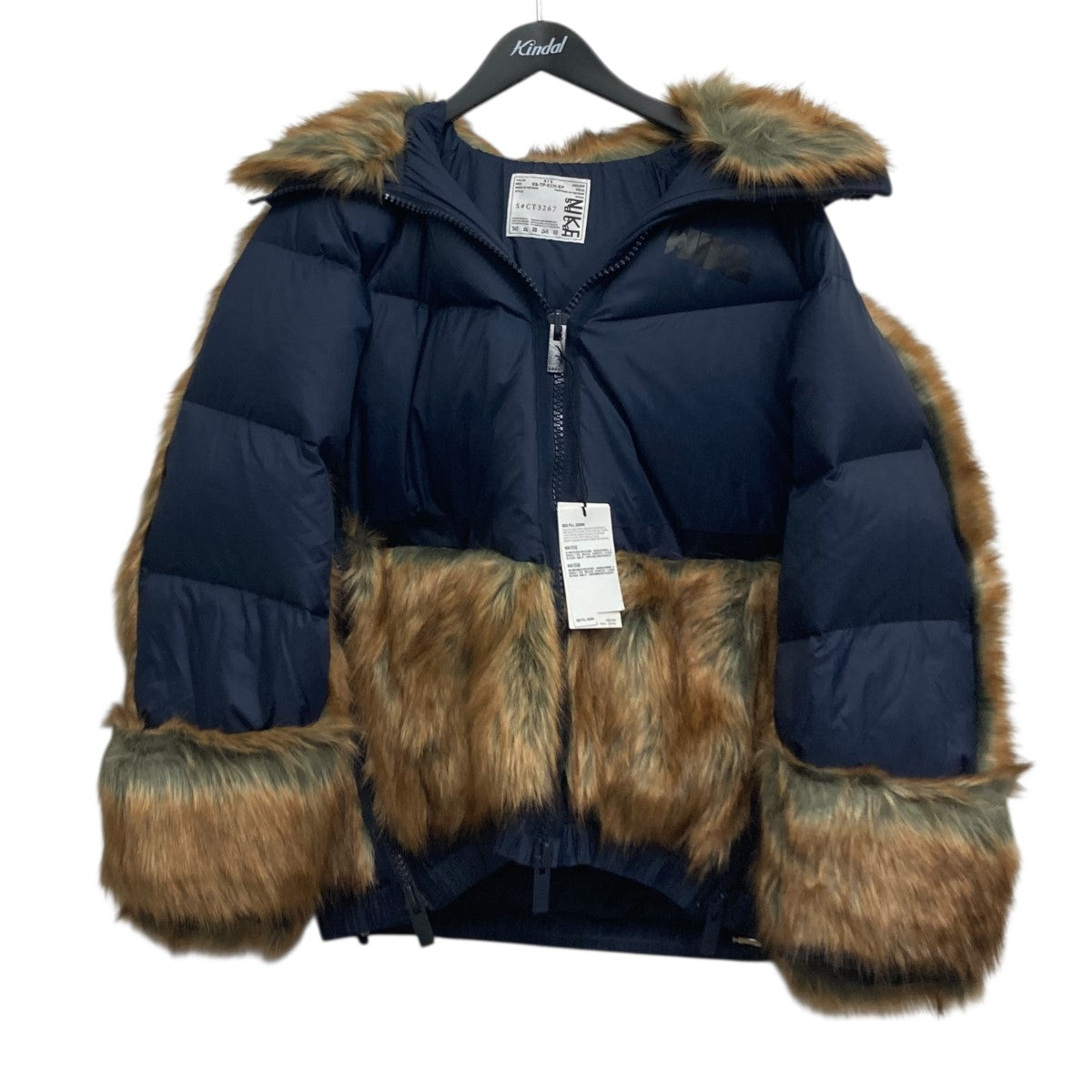 NIKE×sacai ダウンジャケット 古着・中古-1枚目のアイテム画像