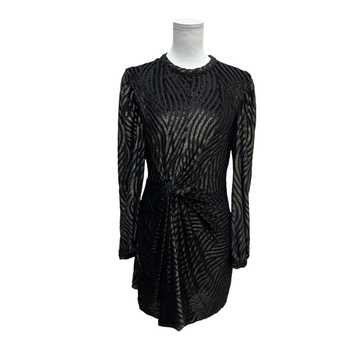 ALL SAINTS JEMIMA SHIMMER DRESSドレスWD201V 古着・中古-1枚目のアイテム画像