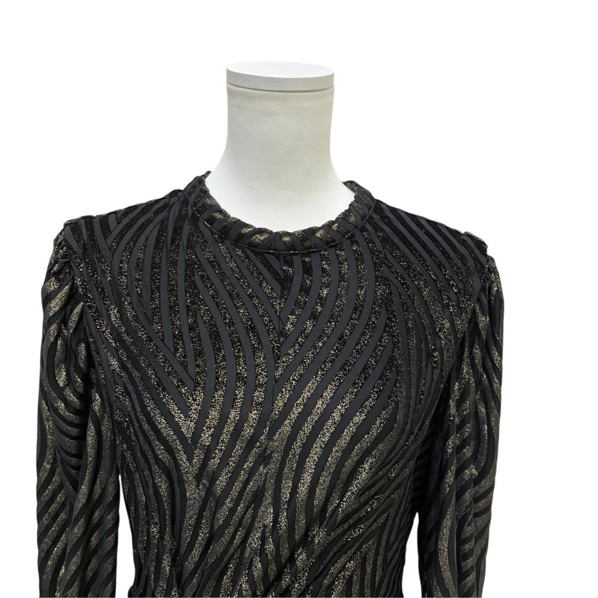 ALL SAINTS JEMIMA SHIMMER DRESSドレスWD201V 古着・中古-2枚目のアイテム画像