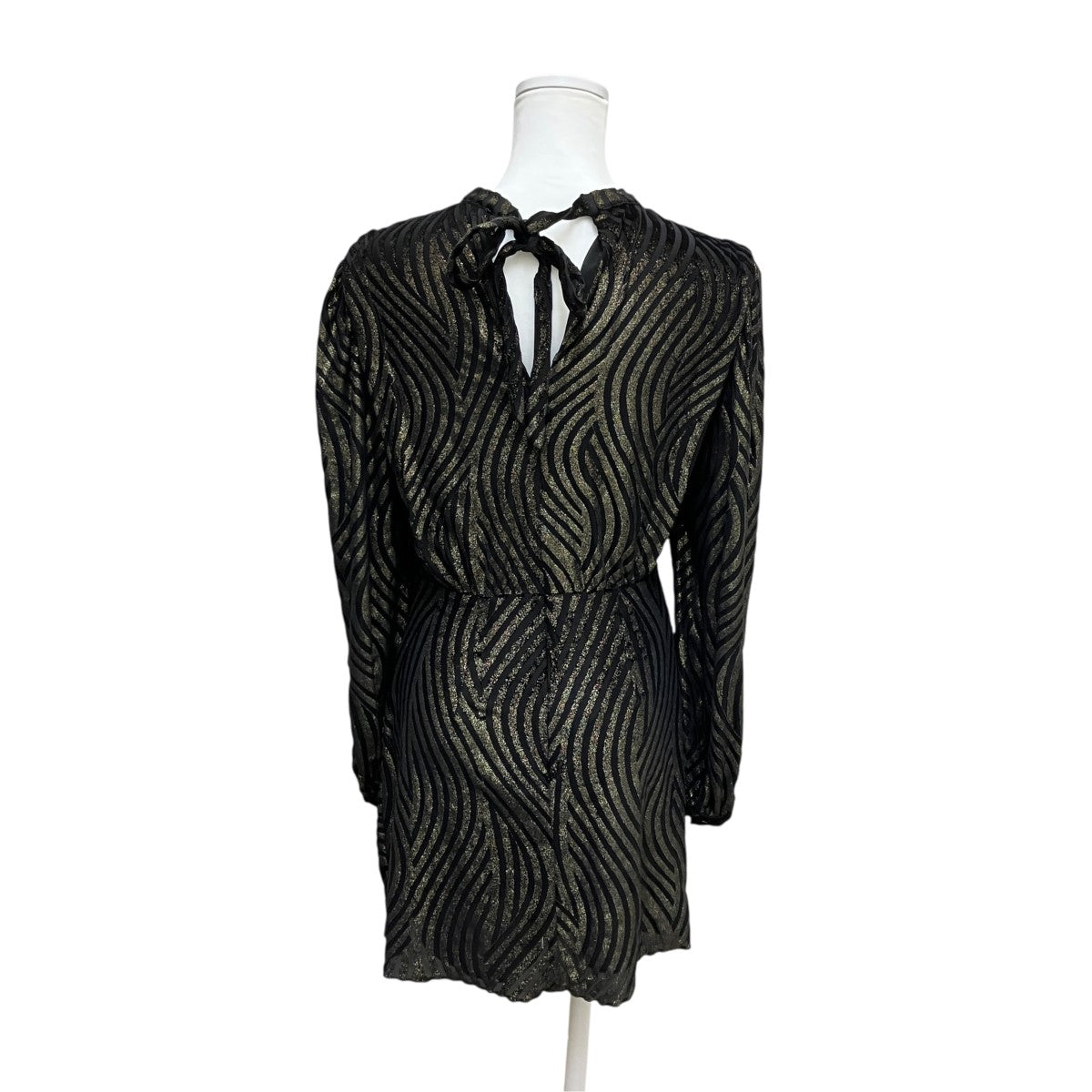 ALL SAINTS JEMIMA SHIMMER DRESSドレスWD201V 古着・中古-3枚目のアイテム画像