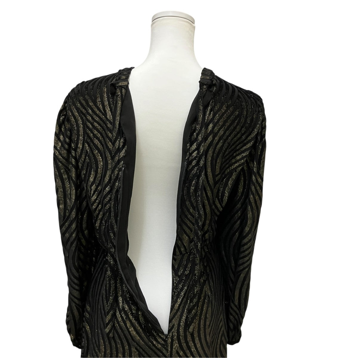 ALL SAINTS JEMIMA SHIMMER DRESSドレスWD201V 古着・中古-6枚目のアイテム画像