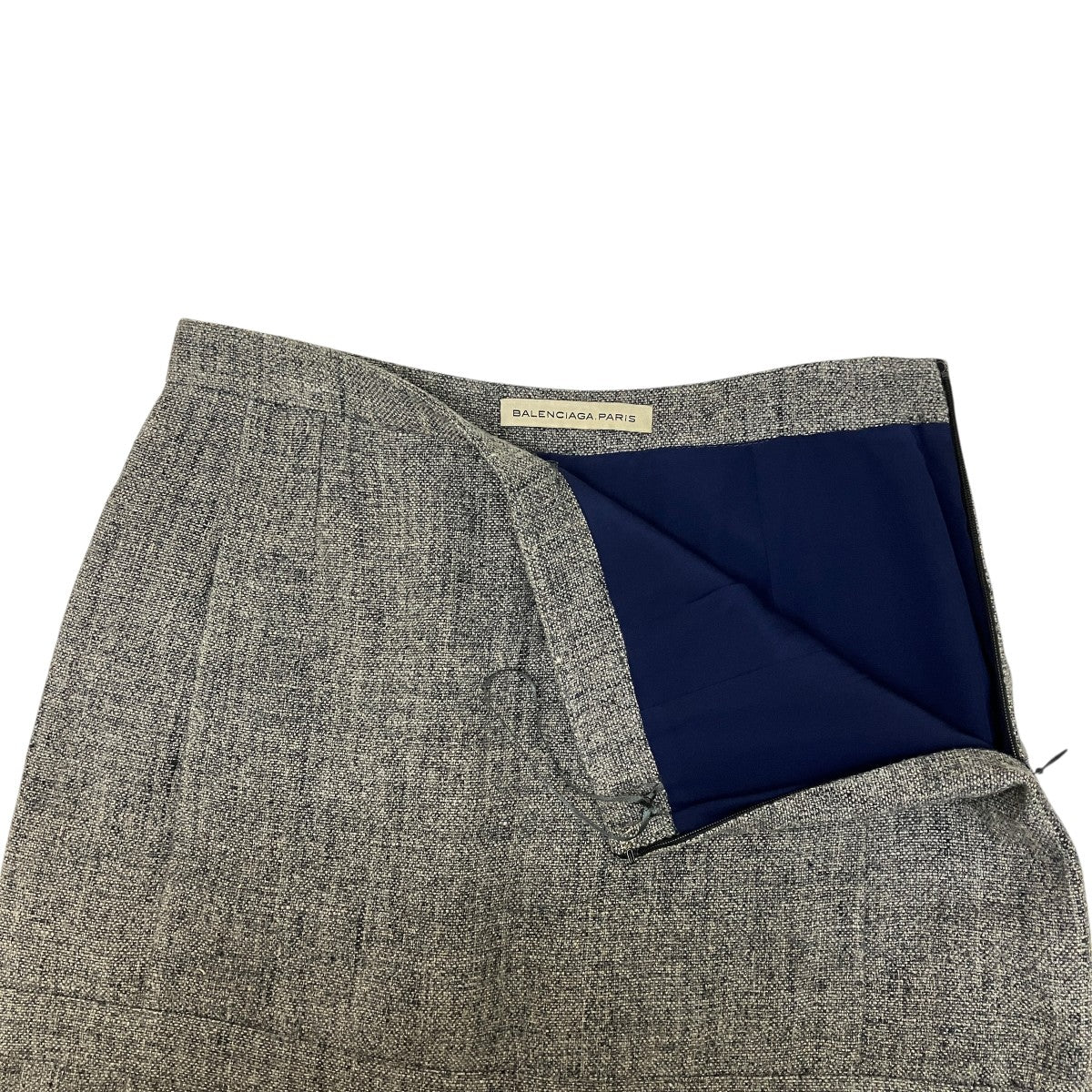 BALENCIAGA(バレンシアガ) リネンミニスカート287535 287535 グレー