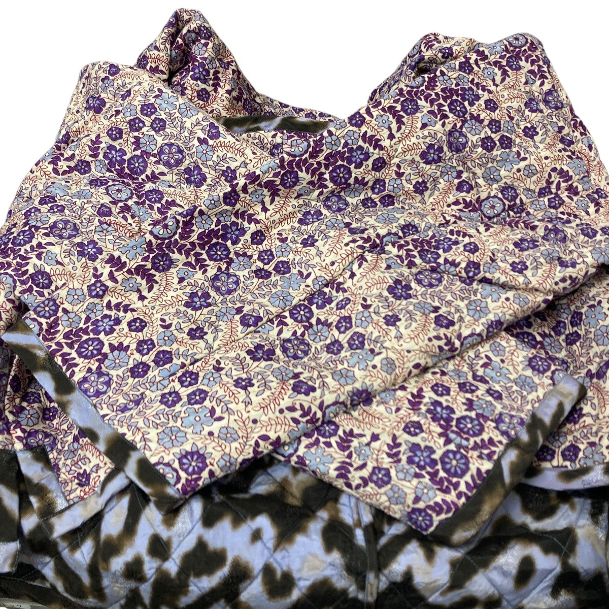 sara mallika Cotton Jacquard Flower Print Jacketフラワージャガードジャケット 古着・中古-4枚目のアイテム画像