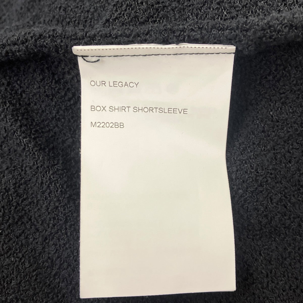 BOX SHIRT SHORTSLEEVE ボックスシャツ