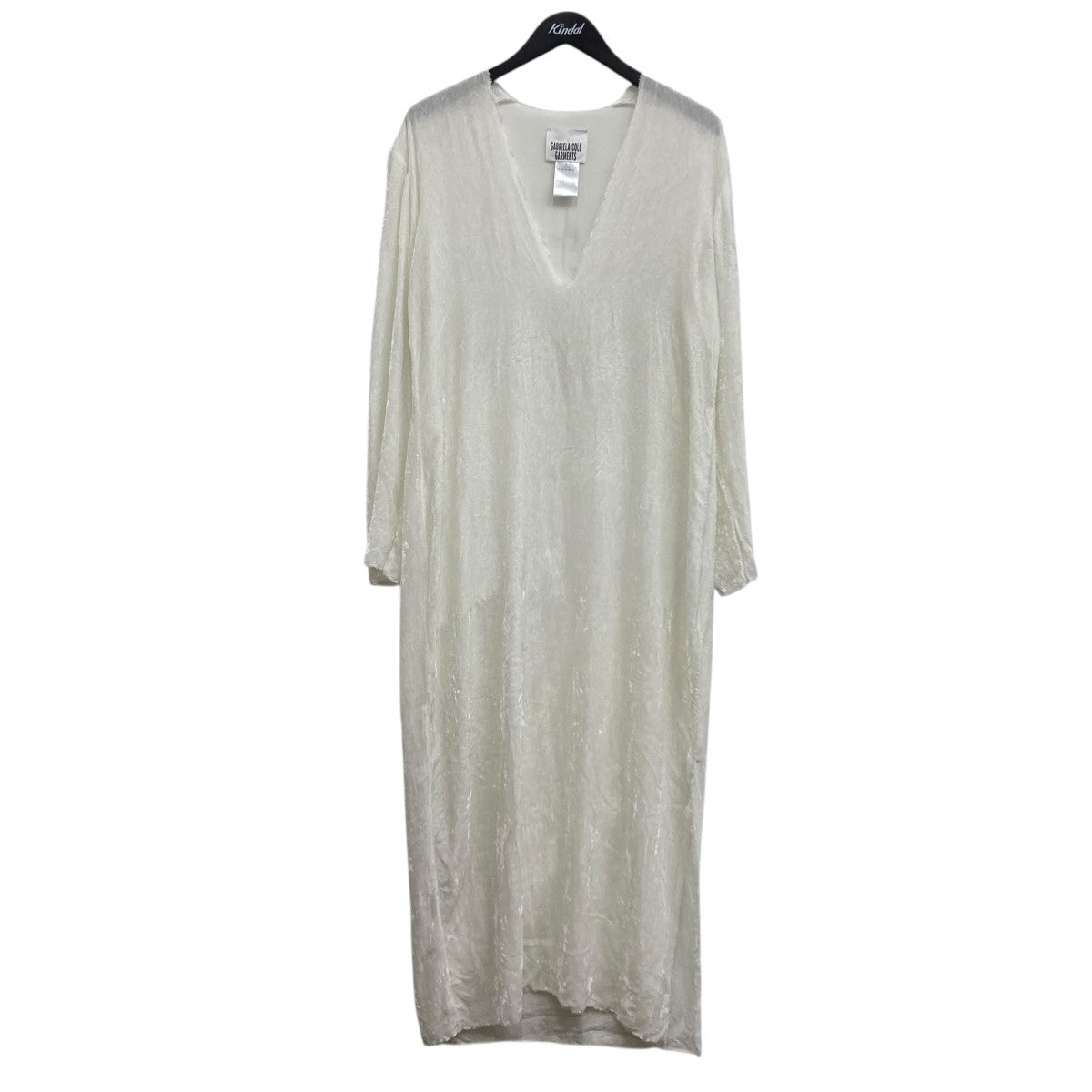 24AW COTTON VELVET LONGSLEEVE DRESS ベロアワンピース