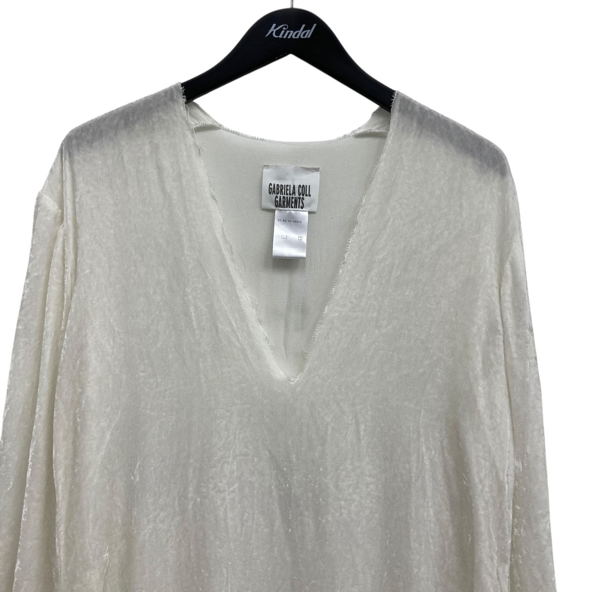 24AW COTTON VELVET LONGSLEEVE DRESS ベロアワンピース