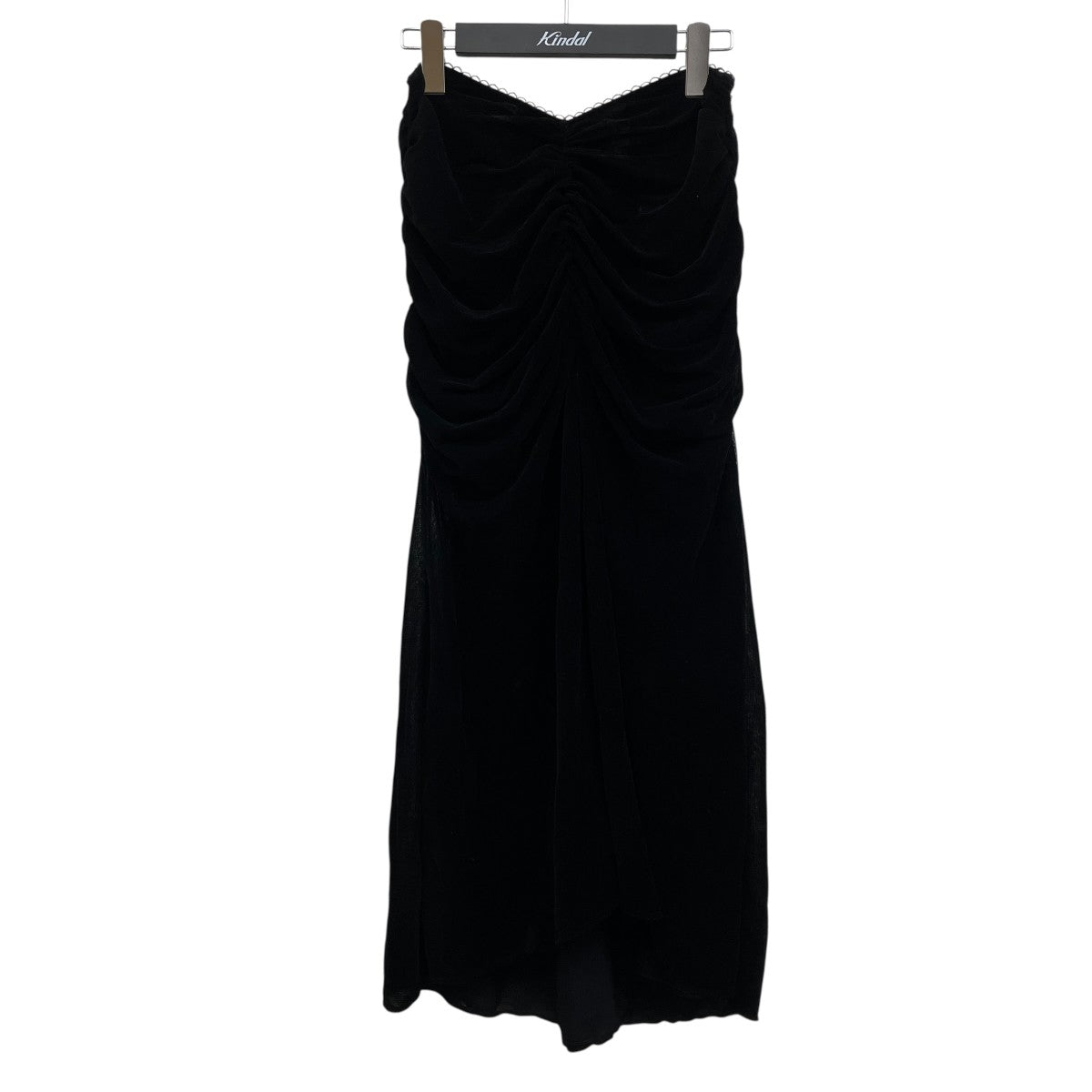 VELVET TULLE GATHERED SKIRT ドレス