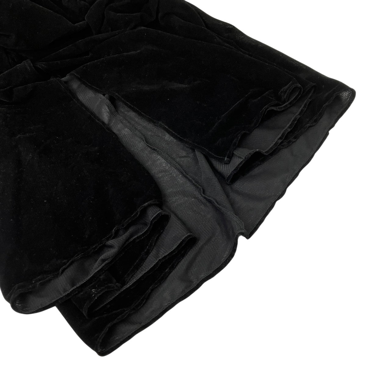 VELVET TULLE GATHERED SKIRT ドレス