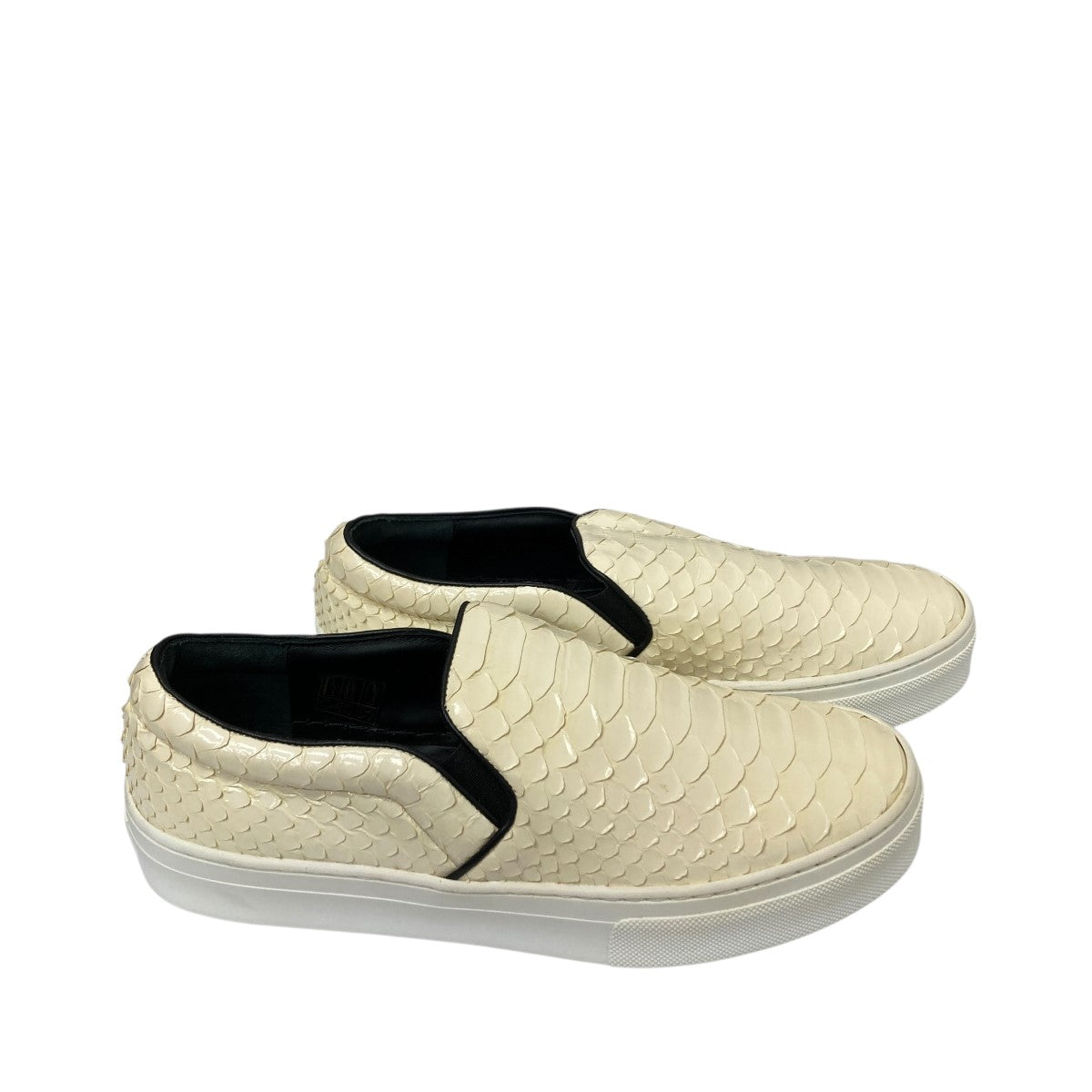 SNAKESKIN SLIP ON フィービー期パイソン柄スリッポン