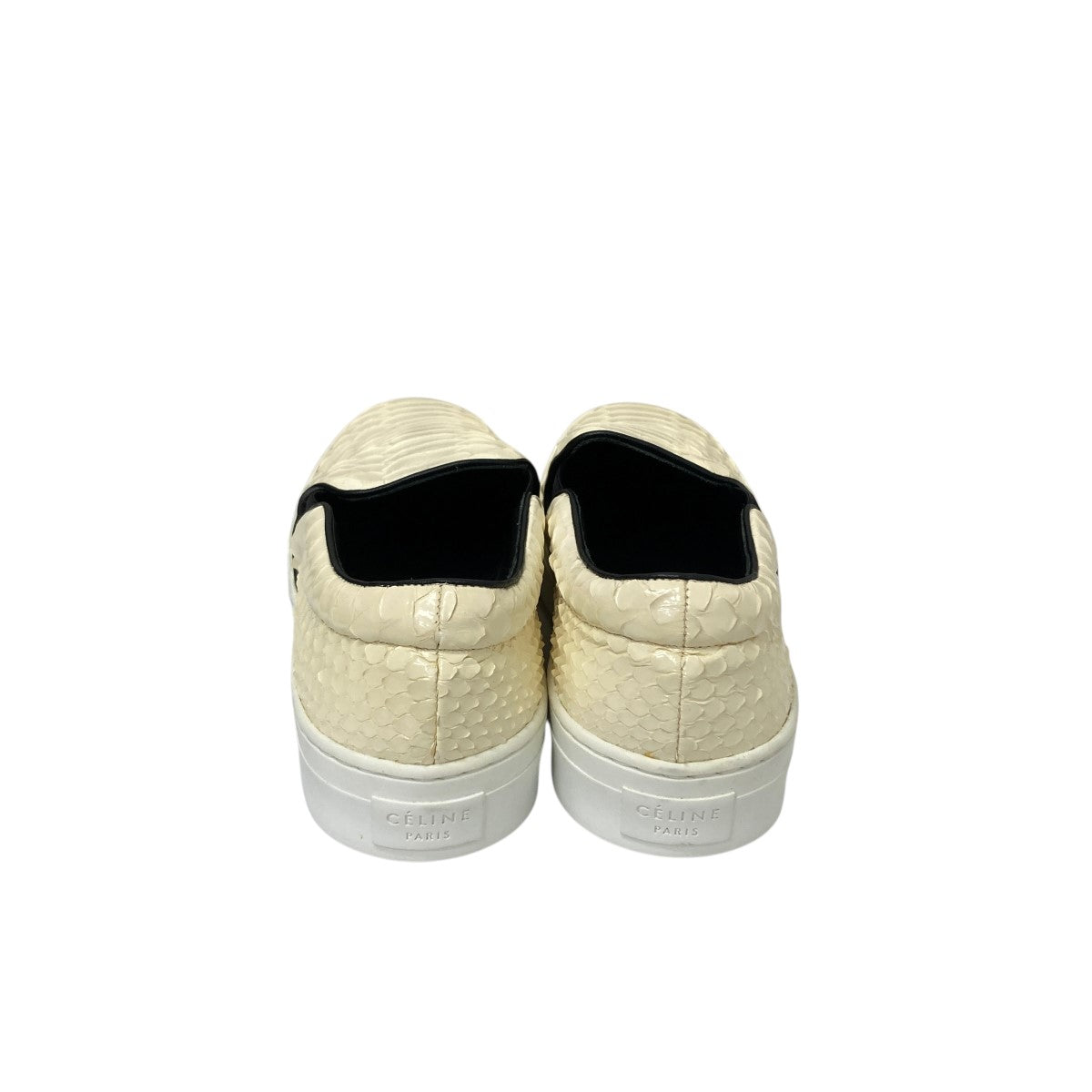 SNAKESKIN SLIP ON フィービー期パイソン柄スリッポン