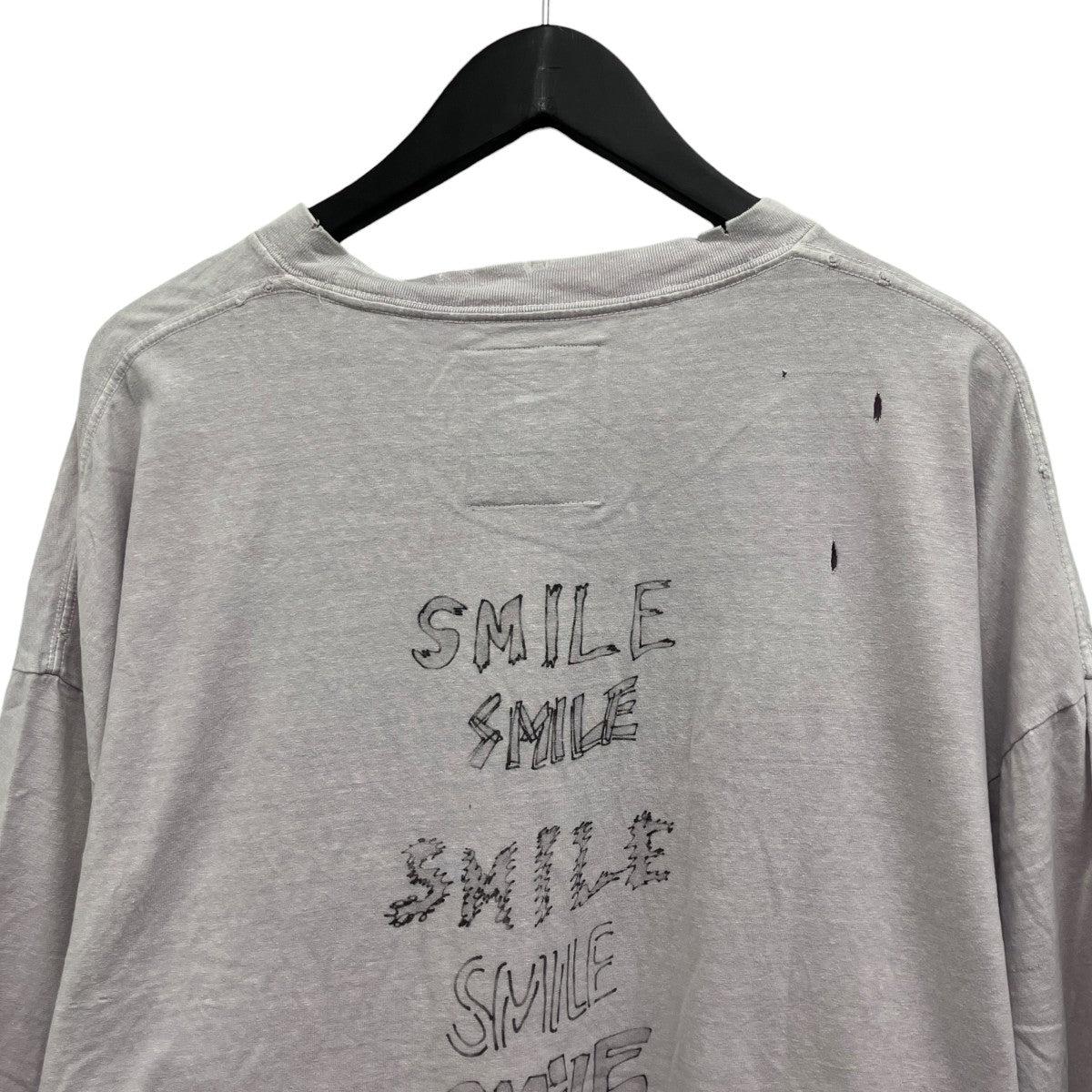 Bleached Smily Face Print T-shirt ブリーチTシャツ