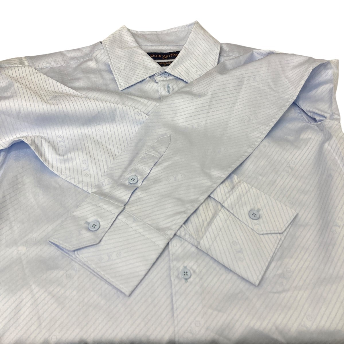 LOUIS VUITTON レギュラーフィットコットン長袖シャツ 古着・中古-4枚目のアイテム画像