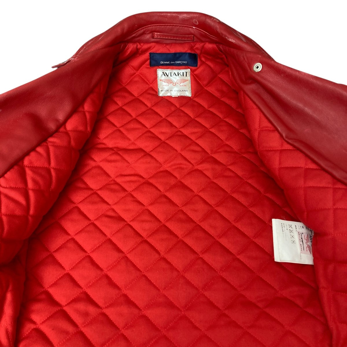 COMME des GARCONS×Lewis Leathers AD2012 クラック加工レザー