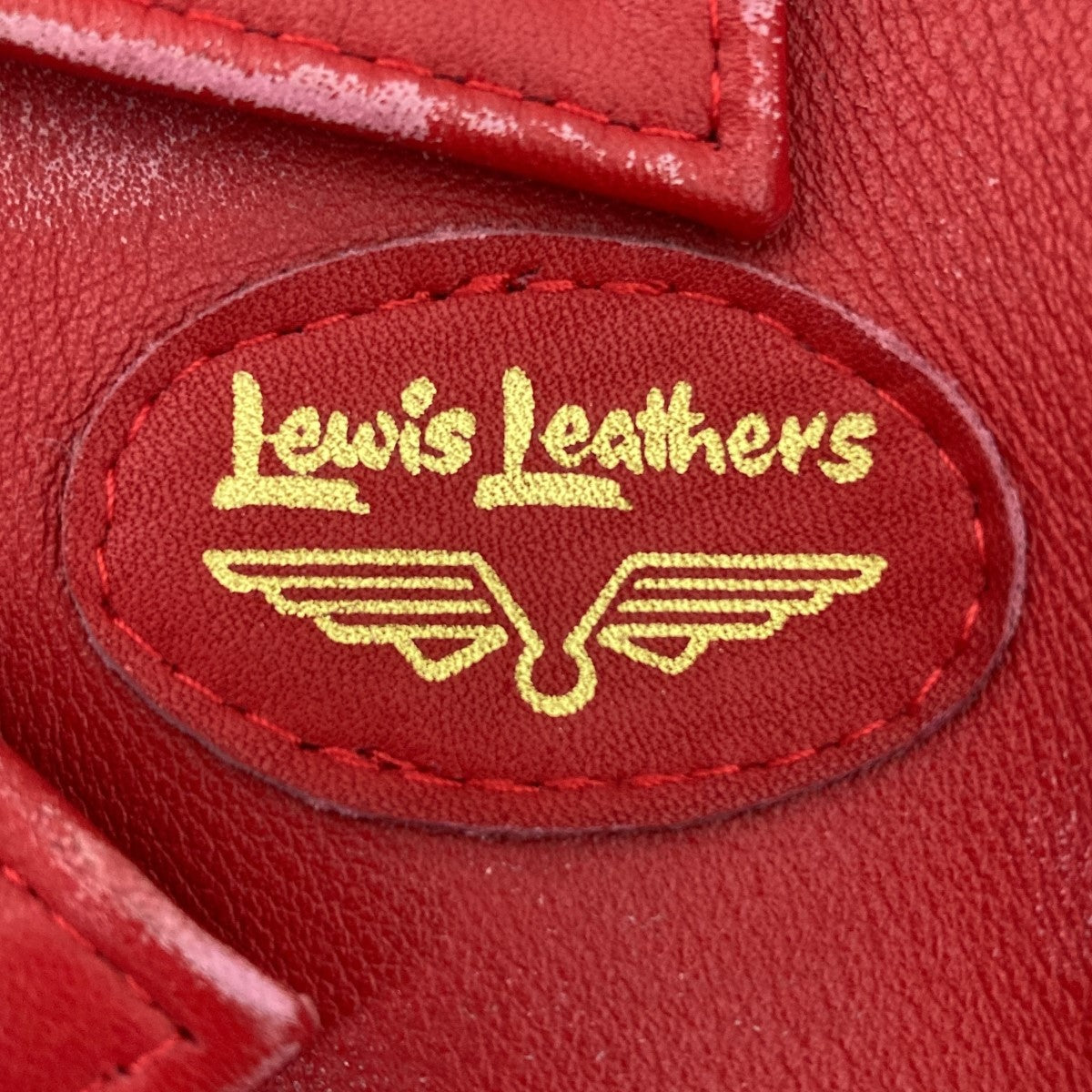 COMME des GARCONS×Lewis Leathers AD2012 クラック加工レザーライダースジャケット 古着・中古-7枚目のアイテム画像