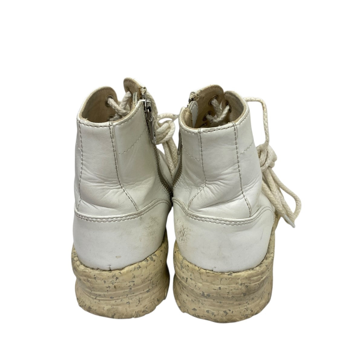 Maison MIHARA YASUHIRO Vintage-like Sole Synthetic Leather Boots ショートブーツ 古着・中古-5枚目のアイテム画像
