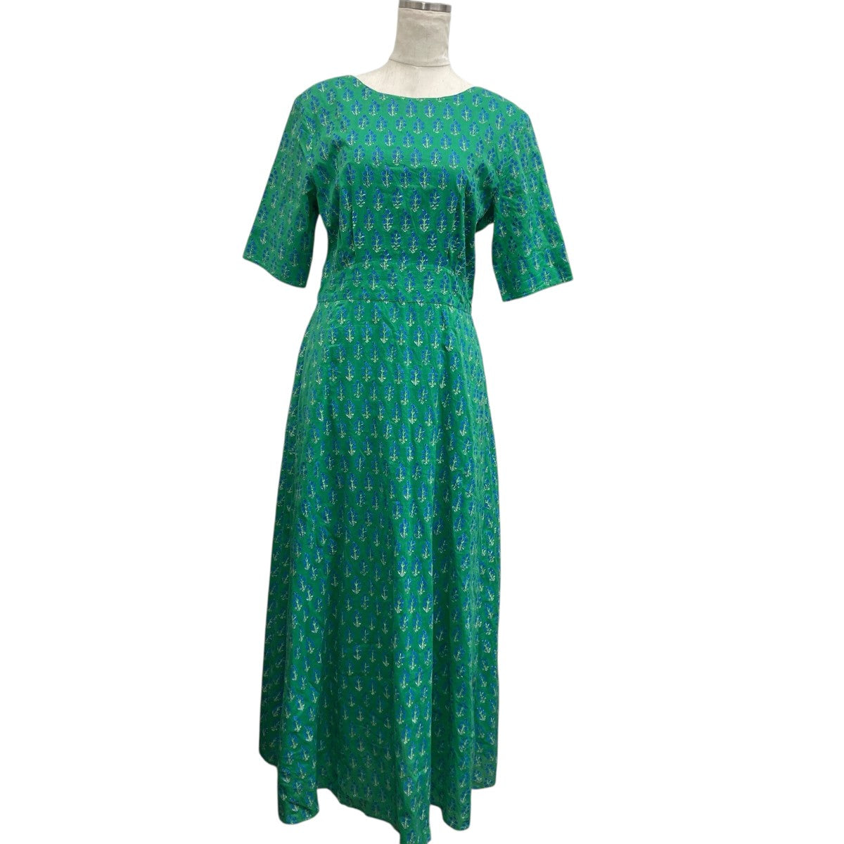 Cotton Voile Small Flower Print Flare Dress ワンピース