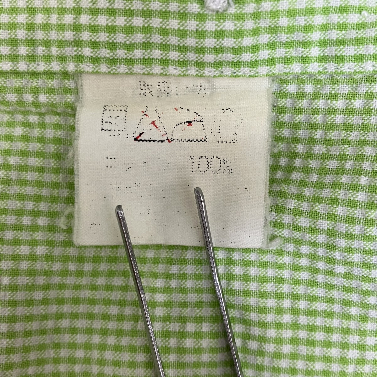 BROOKS BROTHERS チェック半袖シャツ 古着・中古-6枚目のアイテム画像