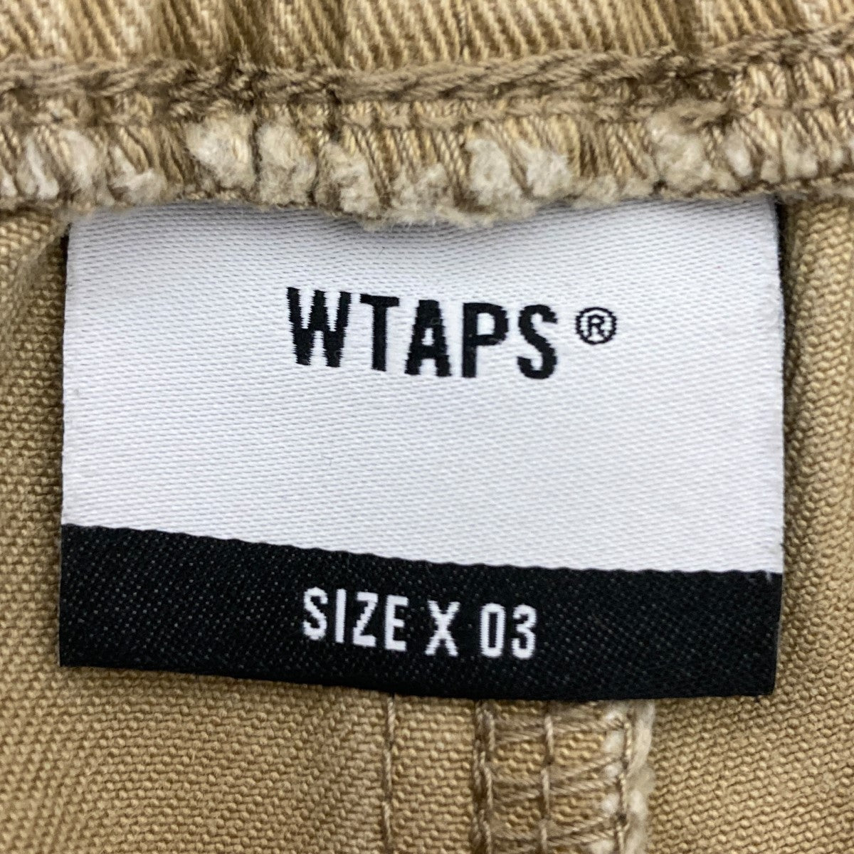 WTAPS ダブルタップス　パンツ　 212WVDT-PTM08 M WTAPS(ダブルタップス) イージーワイドパンツ 212WVDT-PTM08 ベージュ