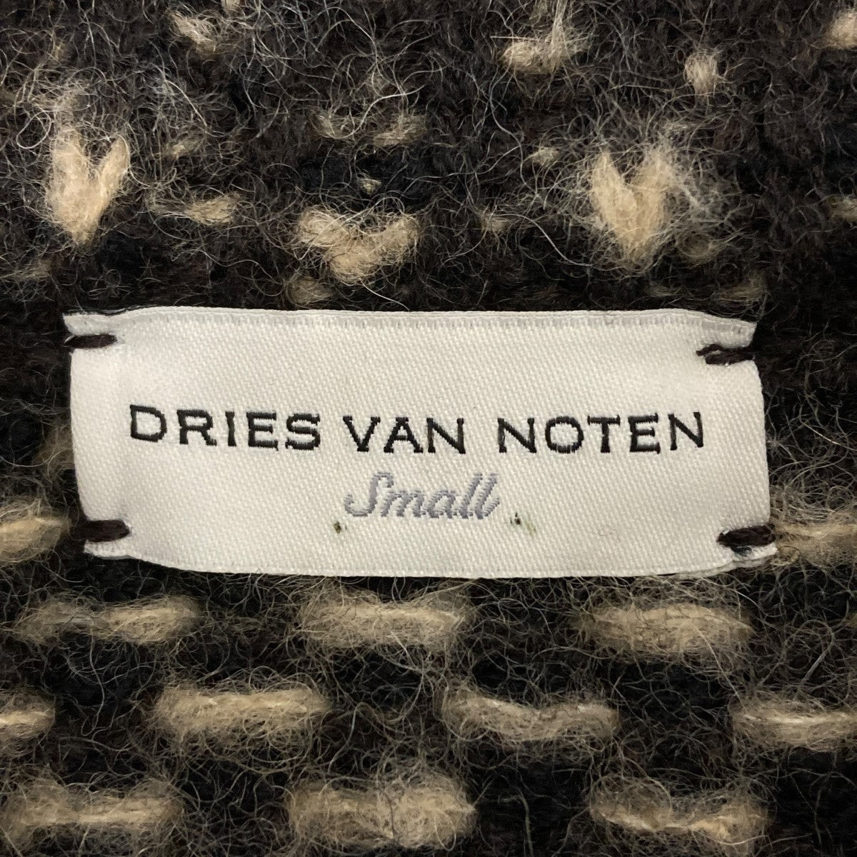 DRIES VAN NOTEN 24AW ジャガードニットカーディガン 古着・中古-4枚目のアイテム画像