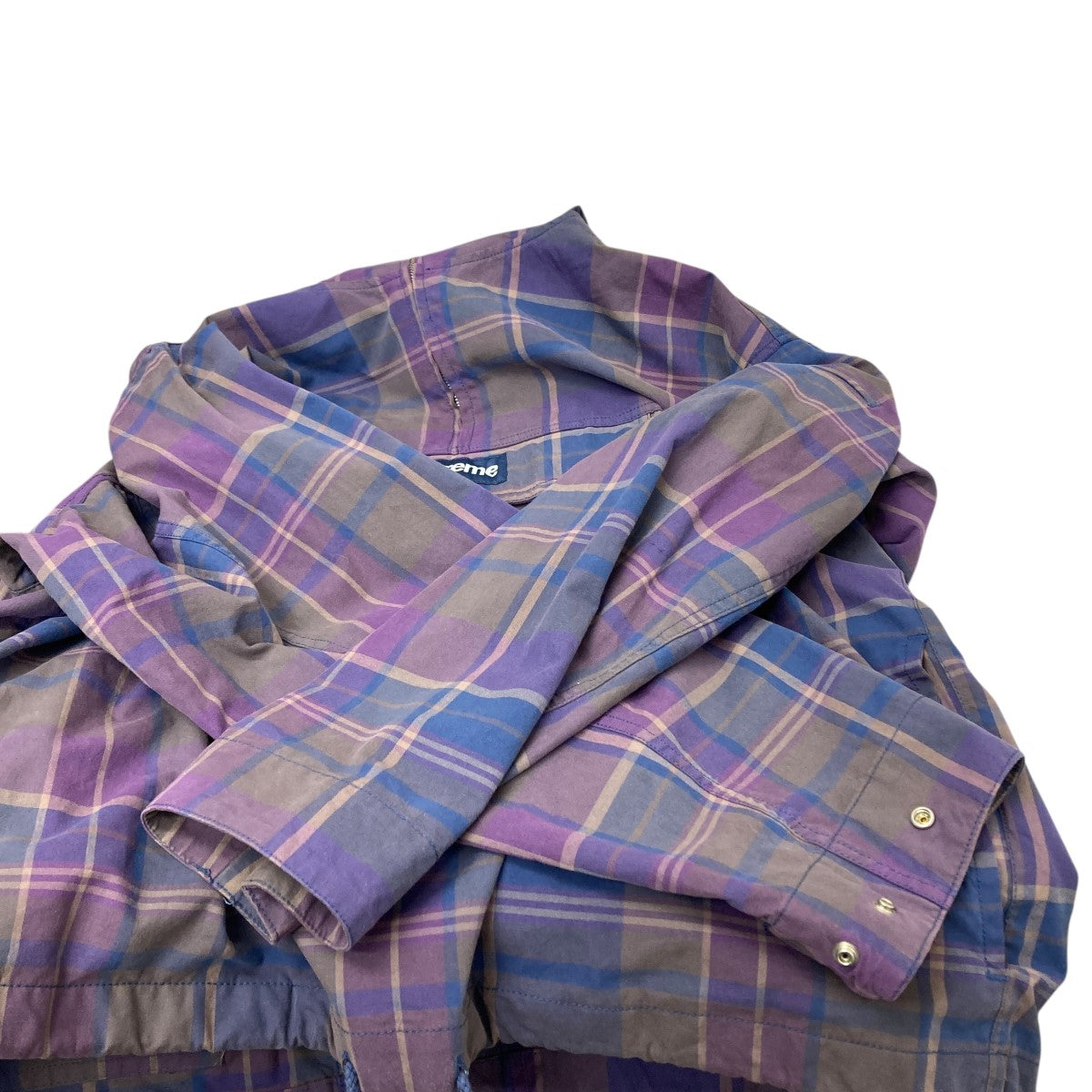 Supreme(シュプリーム) COTTON UTILITY ANORAK PLAID チェック