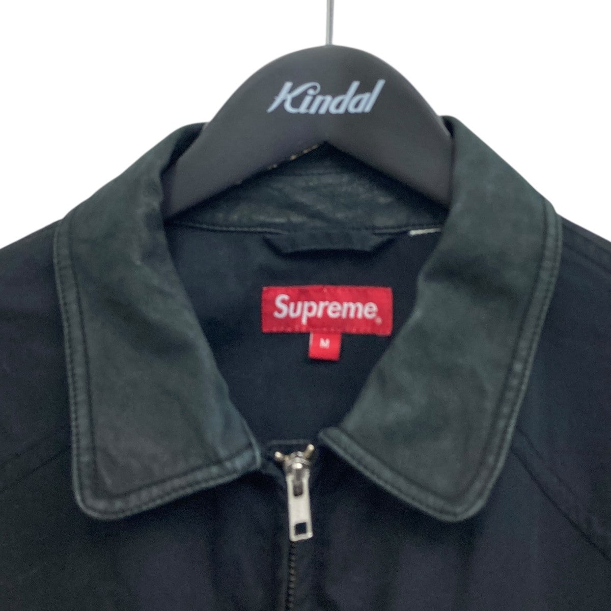 Supreme(シュプリーム) 襟レザージャケット ブラック サイズ M｜【公式