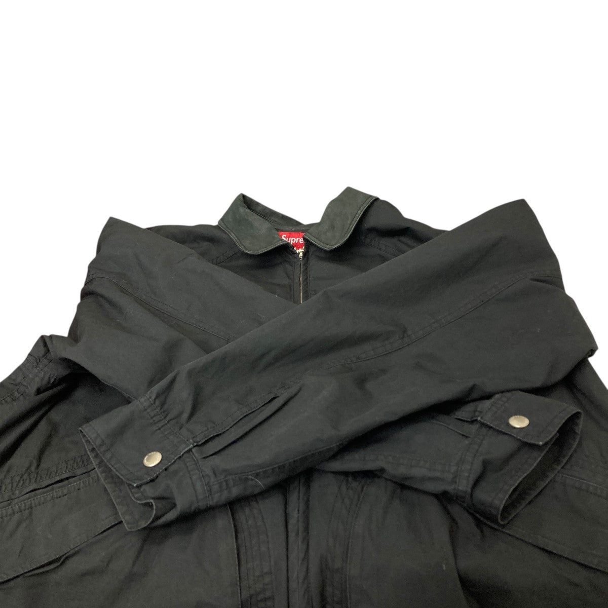 襟レザージャケット