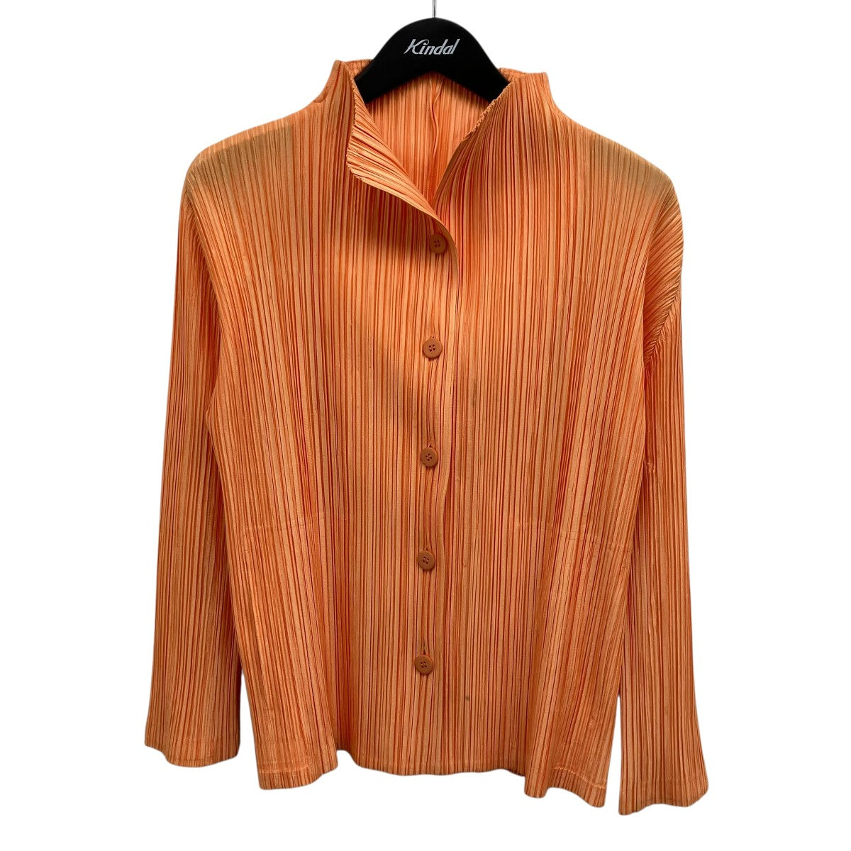 PLEATS PLEASE プリーツハイネックカーディガン 古着・中古-1枚目のアイテム画像