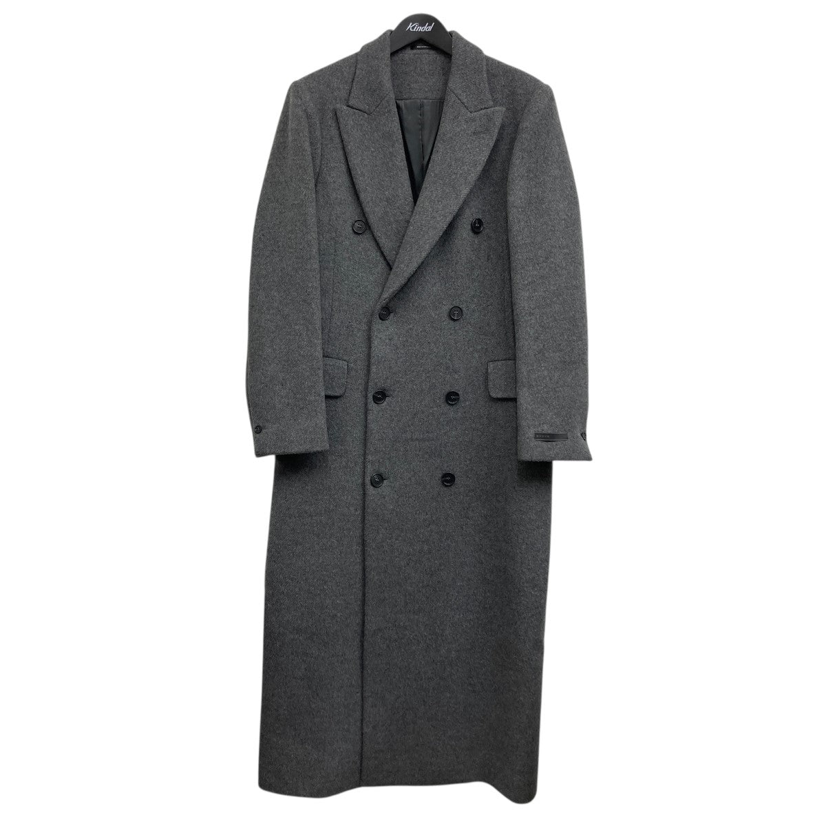 Eytys(エイティーズ) 切替ダブルチェスターコート ブラック×ワイン