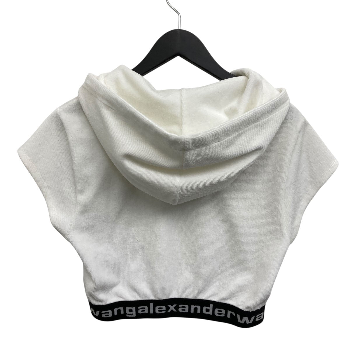 ALEXANDER WANG パイルクロップドフーディー 古着・中古-2枚目のアイテム画像