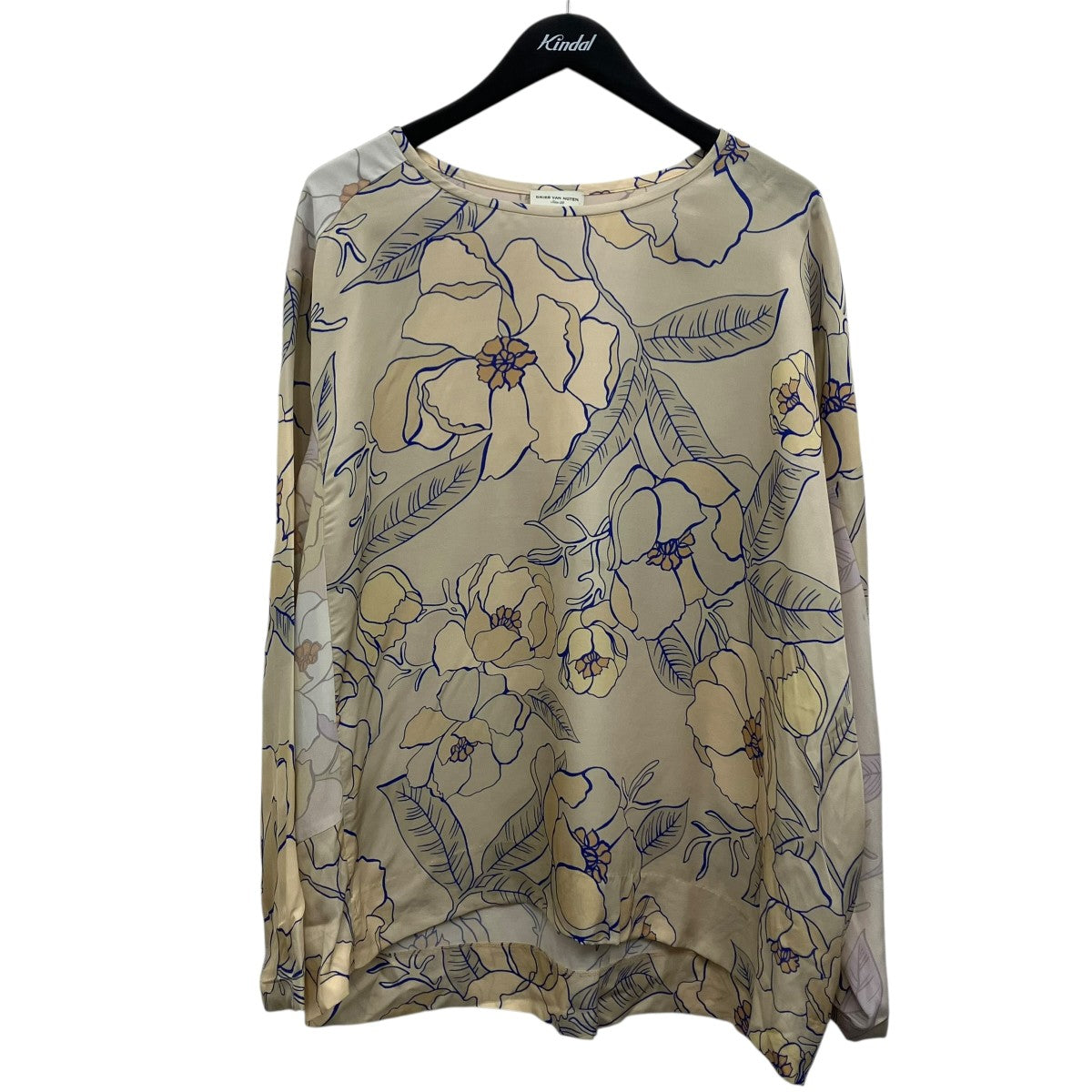 DRIES VAN NOTEN 総柄ブラウス 古着・中古-1枚目のアイテム画像