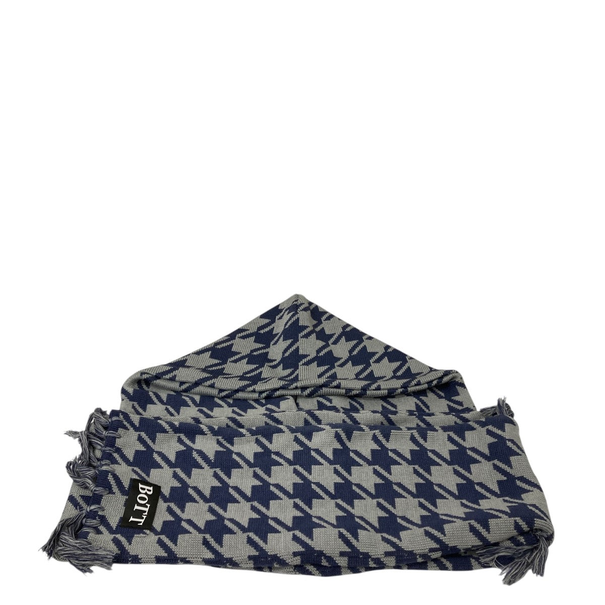 BoTT HOUNDSTOOTH HOODED SCARFフーデッドマフラー 古着・中古-4枚目のアイテム画像