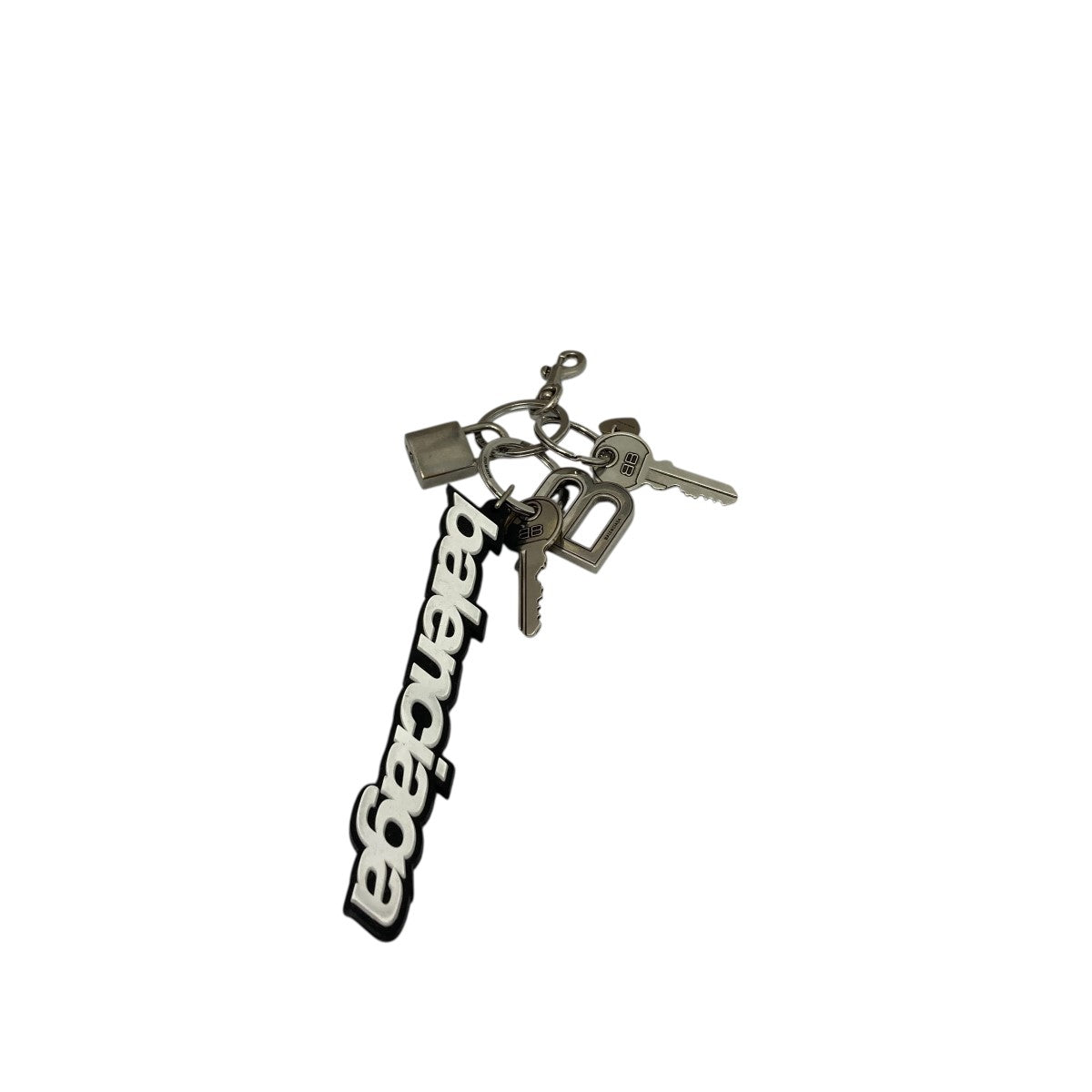 BALENCIAGA(バレンシアガ) KIT チャームキーリング シルバー｜【公式