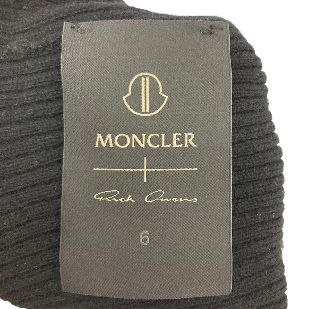 MONCLER×RICK OWENS ニット帽 I209N3B00002 ブラック｜【公式
