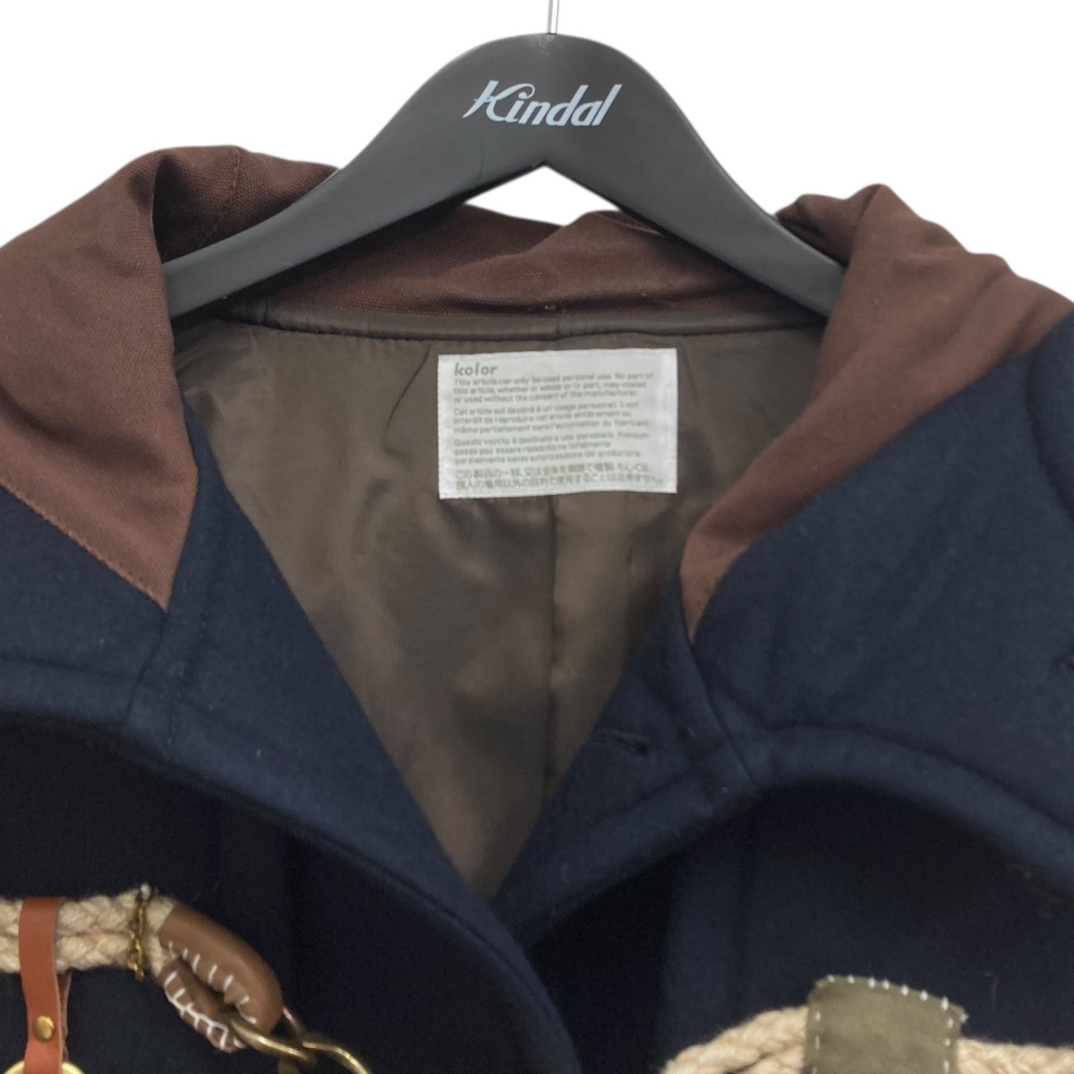 KOLOR ダッフルコート 古着・中古-3枚目のアイテム画像