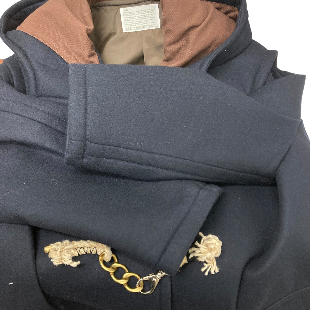 KOLOR ダッフルコート 古着・中古-4枚目のアイテム画像