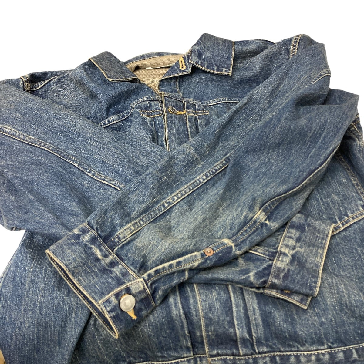 A.PRESSE everyone デニムジャケット 48 L インディゴ　美品 A．PRESSE×everyone デニムジャケット EV24-JK08/24SAP-01-50