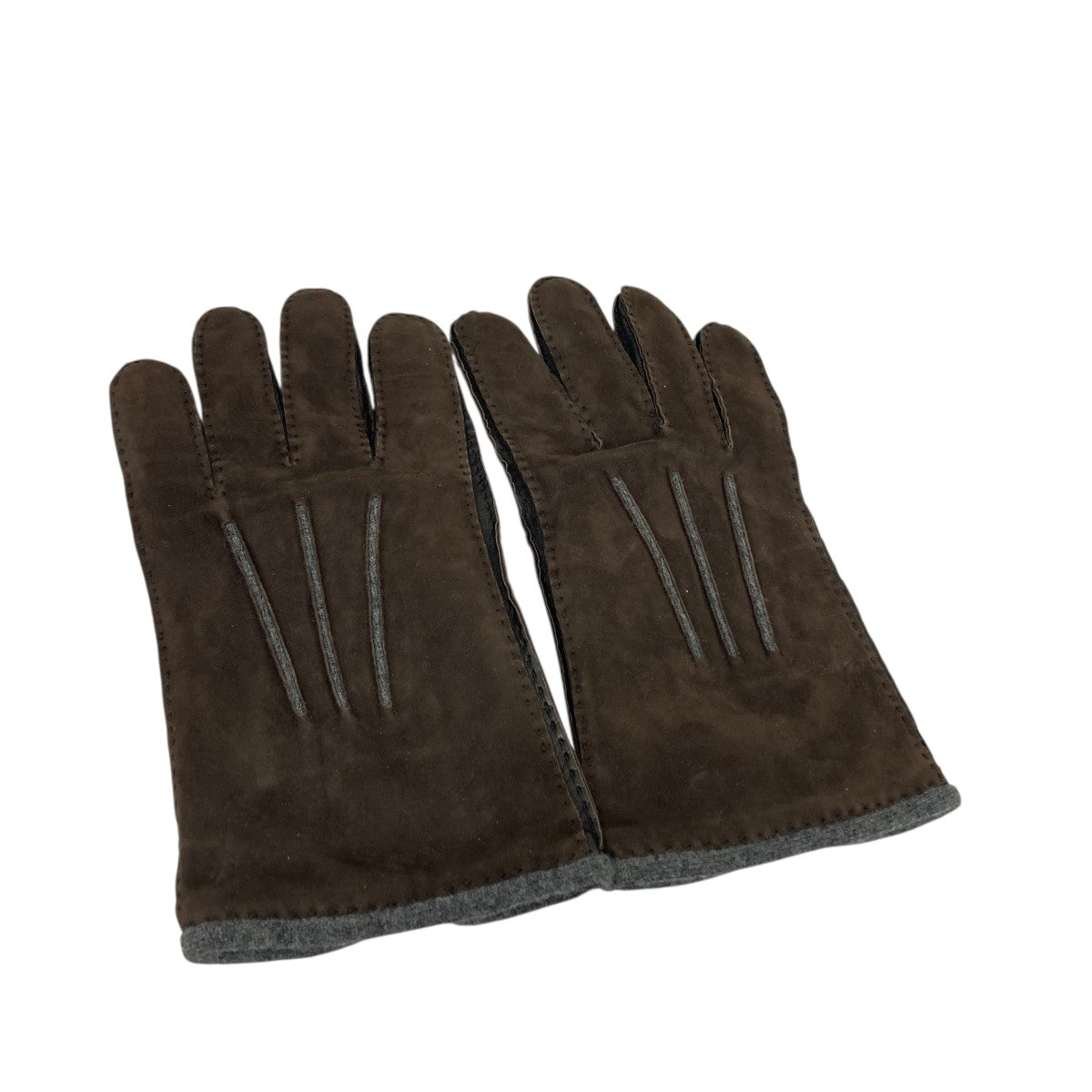 LORO PIANA スエードレザーグローブ 古着・中古-1枚目のアイテム画像