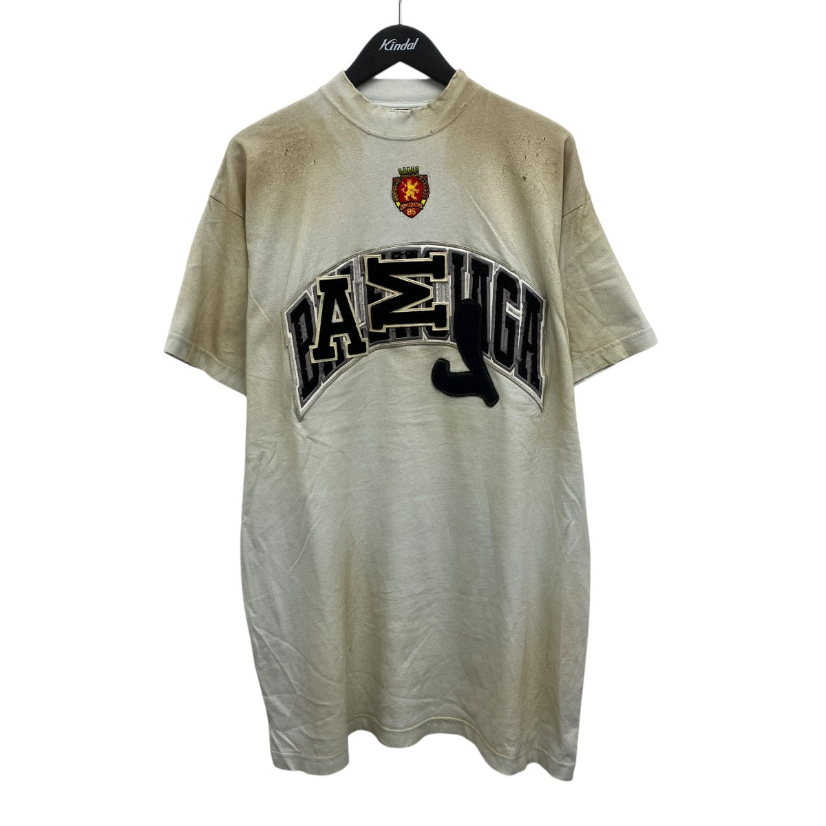 クラッシュダスト加工ワッペンTシャツ