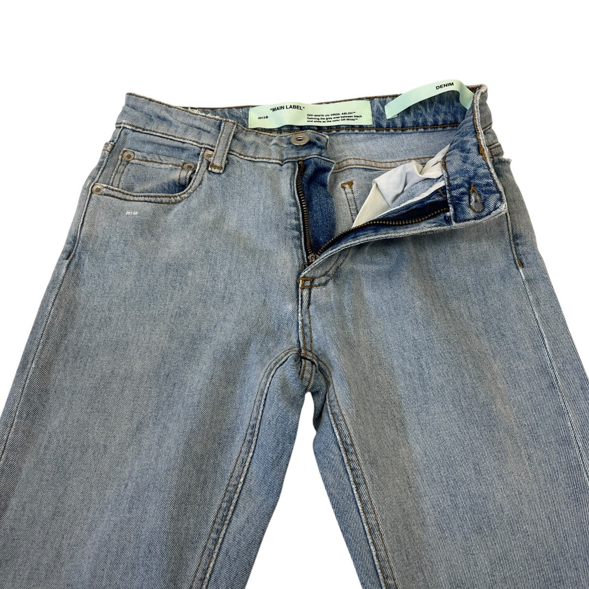 OFFWHITE スキニーデニムパンツOWYA003E18B15065 古着・中古-3枚目のアイテム画像