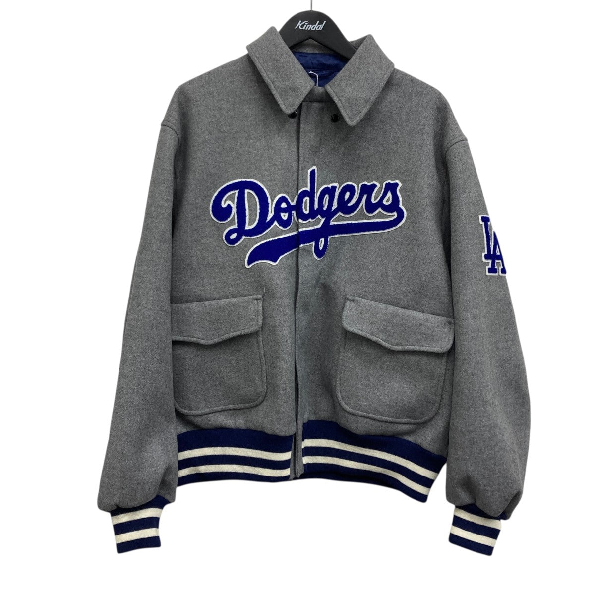 KAPTAIN SUNSHINE Los Angeles Dodgers BASEBALL JACKET ウールスタジアムジャケット 古着・中古-1枚目のアイテム画像