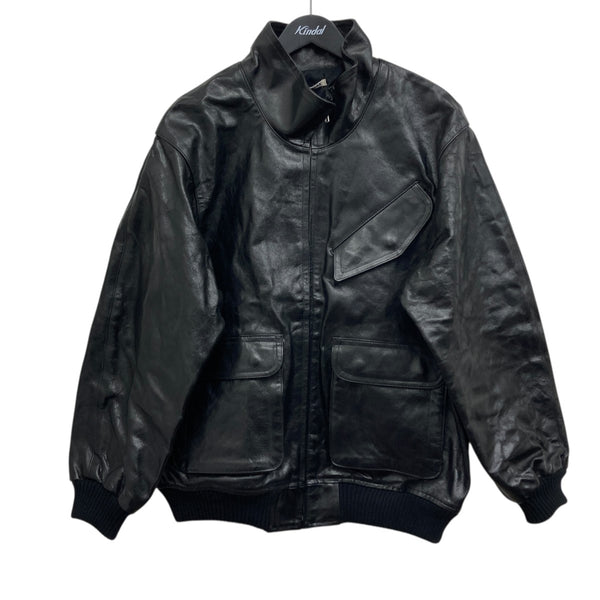 AURALEE(オーラリー) LAMB LEATHER ZIP BLOUSON レザージャケット