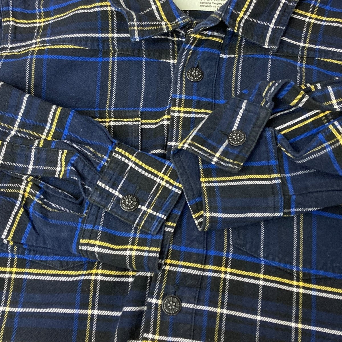 OFFWHITE チェックシャツ 古着・中古-5枚目のアイテム画像