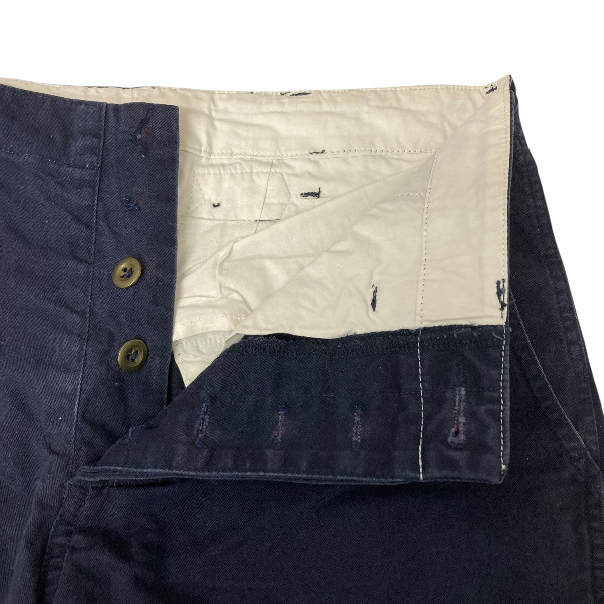 VISVIM(ビズビム) コットンパンツ 0117105008003 ネイビー サイズ 1